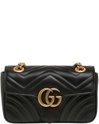 Gucci Mini Gg Marmont 20 Quilted Leather Bag