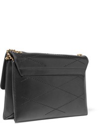 Lanvin Sugar Mini Quilted Leather Shoulder Bag Black
