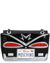 Moschino Tail Lights Quilted Shoulder Bag Black