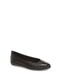 The Flexx Rise A Smile Quilted Leather Flat