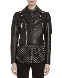 Dsquared2 24 7 Crop Leather Jacket