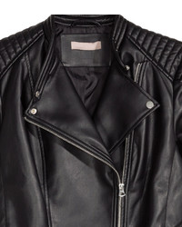 H&M Biker Jacket Black Ladies