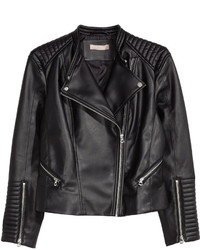 H&M Biker Jacket Black Ladies
