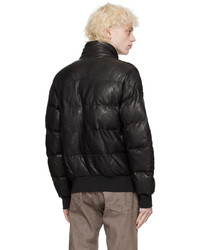 Parajumpers Black Alf Leather Jacket