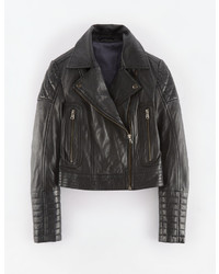 Boden Cropped Quilted Biker