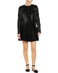 Belstaff Chesire Quilted Paneled Leather Biker Jacket