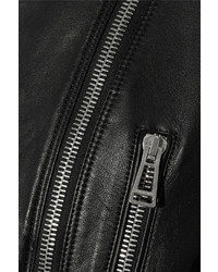 Belstaff Chesire Quilted Paneled Leather Biker Jacket