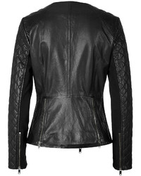DKNY Leather Biker Jacket