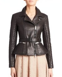 Burberry London Ledstone Quilted Leather Jacket