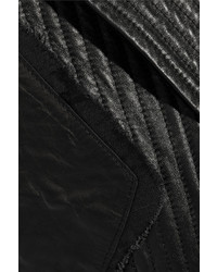 Just Cavalli Quilted Leather Biker Jacket