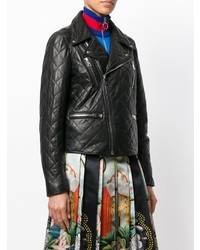 Gucci Quilted Leather Biker Jacket
