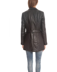 PIERRE BALMAIN Quilted Leather Jacket