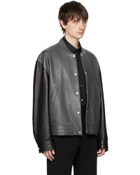 Wooyoungmi Black Leather Jacket