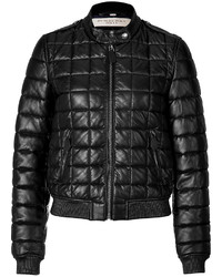Burberry Brit Quilted Leather Boblington Bomber Jacket