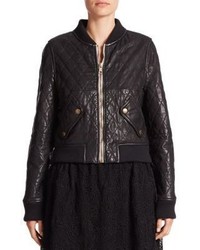Chloé Chloe Quilted Leather Jacket