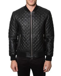 7 Diamonds Lafayette Quilted Leather Jacket