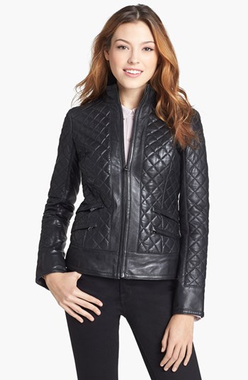 LaMarque Quilted Leather Jacket X Small, $309 | Nordstrom | Lookastic