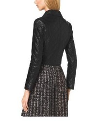 Michael Kors Michl Kors Quilted Leather Jacket