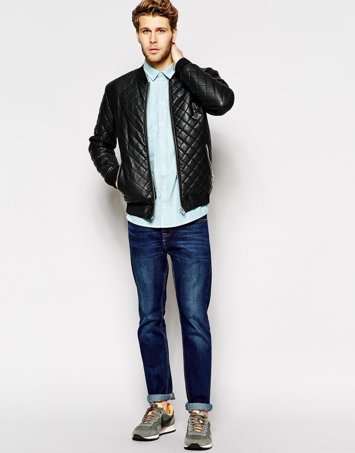 Minimum Clothing Minimum Bomber Jacket With Quilting, $180 | Asos ...