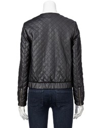 Apt. 9 Quilted Faux Leather Bomber Jacket