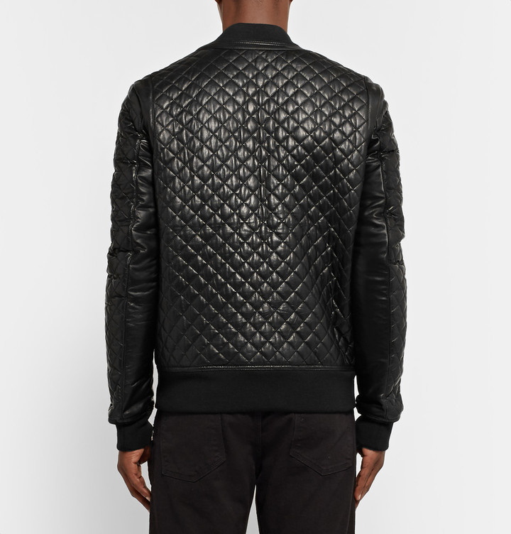 Quilted Vegan Leather Bomber Jacket – MAYSON the label