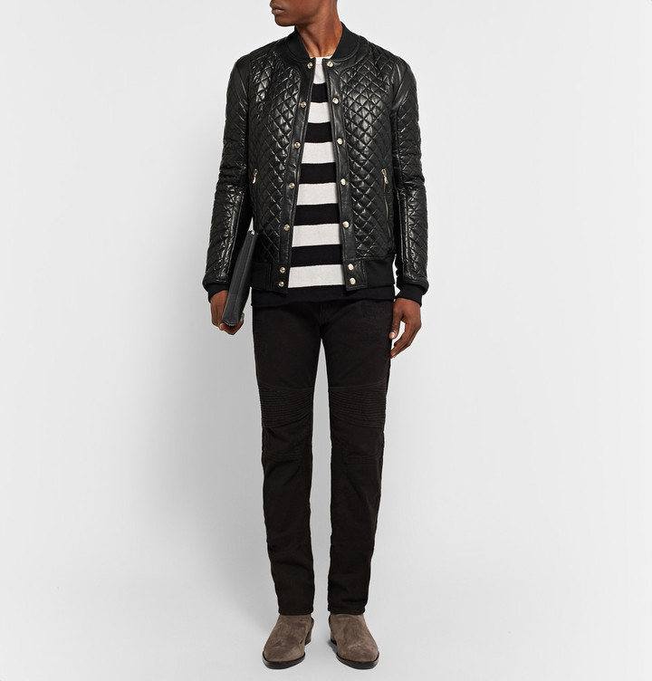 Balmain Quilted Bomber $5,245 | MR PORTER | Lookastic