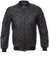 Lot 78 Quilted Nappa Leather Bomber