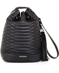 BCBGMAXAZRIA Florance Mini Quilted Leather Bucket Bag