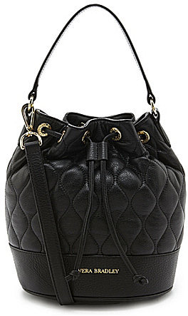 vera bradley black quilted tote