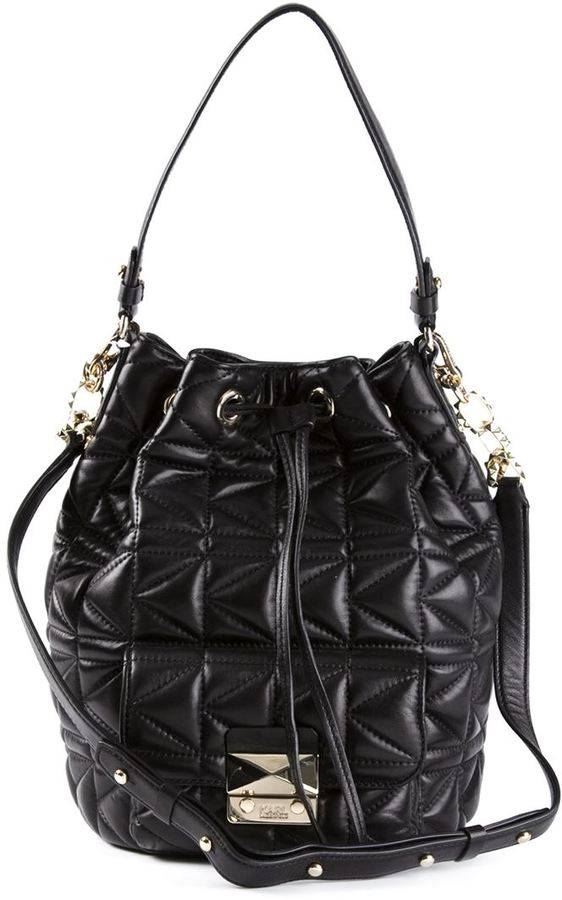 Giftig douche melk wit Karl Lagerfeld Quilted Bucket Bag, $756 | farfetch.com | Lookastic