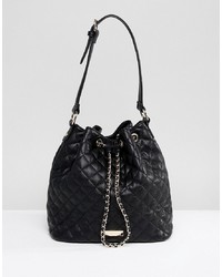 Carvela Quilted Across Body Bucket Bag