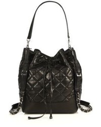 Alice + Olivia Quilted Bucket Bag