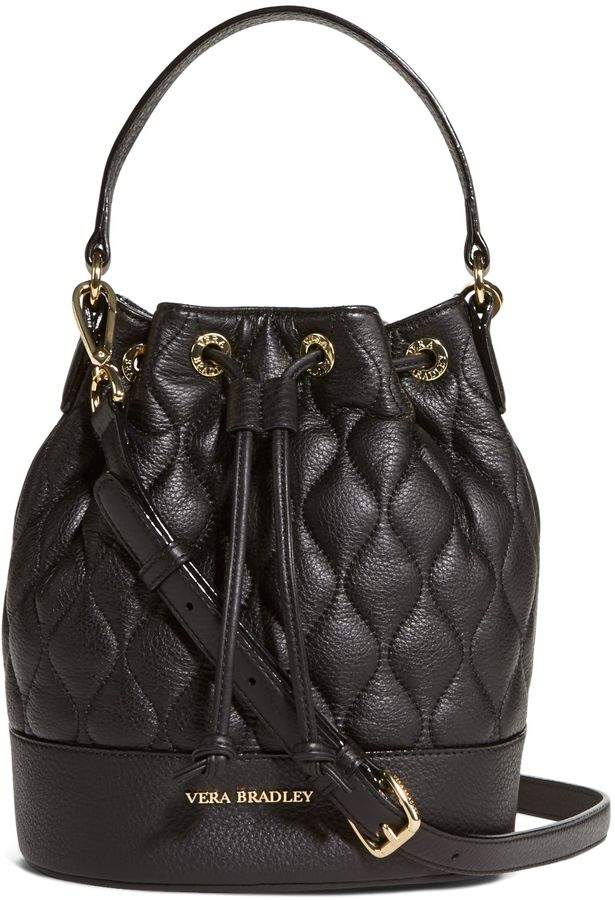 vera bradley black quilted crossbody