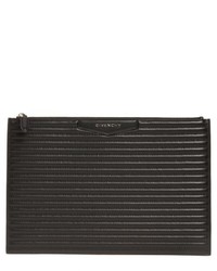 Givenchy Antigona Quilted Leather Pouch Black