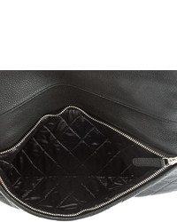 Chanel Black Caviar Quilted Clutch
