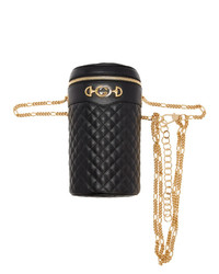 Gucci Black Quilted Pouch