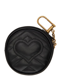 Gucci Black Round Gg Marmont Coin Pouch
