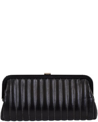 One Kings Lane Vintage Chanel Vertical Quilted Black Clutch