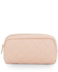 Charlie Quilted Faux Leather Pouch