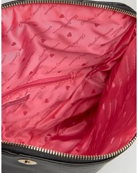 Claudia Canova Quilted Fold Over Clutch Bag