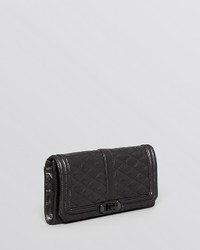 Rebecca Minkoff Clutch Quilted Love With Black Hardware