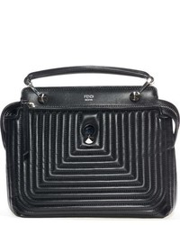 Fendi Dotcom Click Quilted Leather Satchel