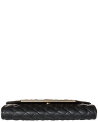 Love Moschino Envelope Clutch With Gold Detailing