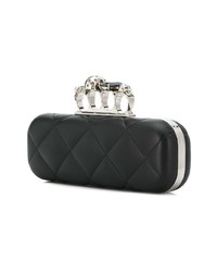Alexander McQueen Four Ring Quilted Clutch