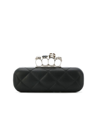 Alexander McQueen Four Ring Quilted Clutch