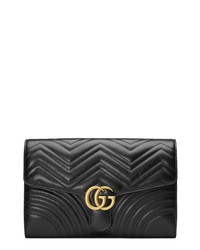 Gucci Gg Marmont 20 Matelasse Leather Clutch