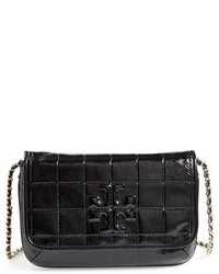 Tory Burch Marion Quilted Patent Leather Clutch