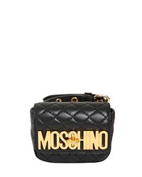 Moschino Quilted Leather Bracelet Clutch Bag