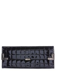 Chanel Patent Leather Square Quilted Clutch