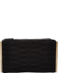 Lanvin Quilted Evening Clutch Black